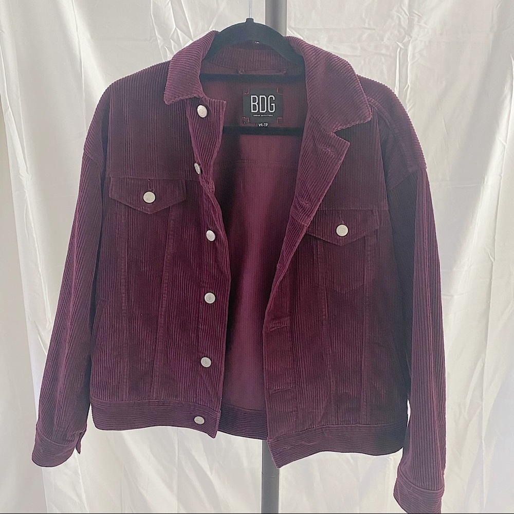BDG corduroy Maroon/purple jacket